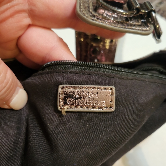 Silence + Noise Brown Shoulder Bag with Metallic Finish - Picture 15 of 15